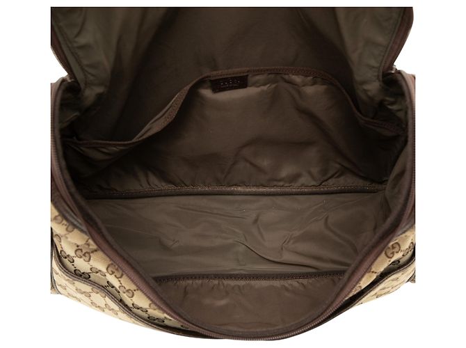 Borsa fasciatoio Gucci GG Canvas Beige - vista 4