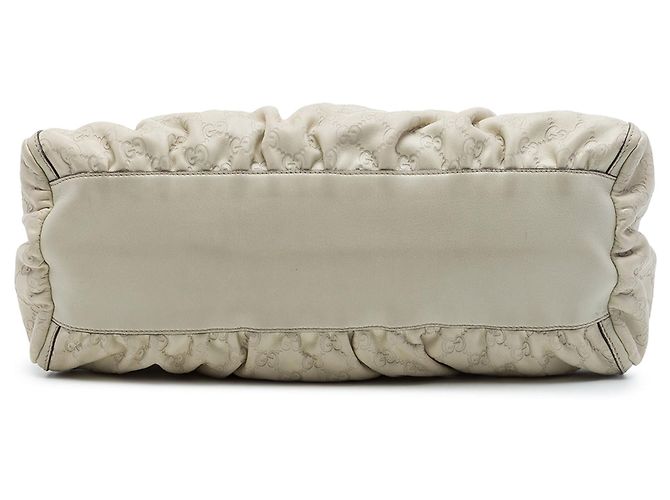 Borsa a tracolla Gucci Guccissima Abbey D Ring Bianca - vista 3