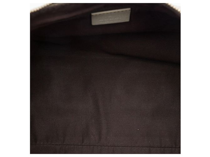 Borsa a tracolla Gucci Guccissima Abbey D Ring Bianca - vista 4