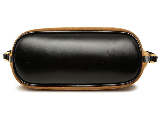 Borsa a tracolla Boat Gucci in camoscio marrone - vista 3