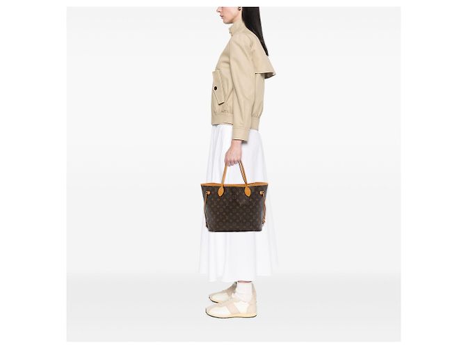 Louis Vuitton Monogram Neverfull MM Tote Bag Braun - Ansicht 6