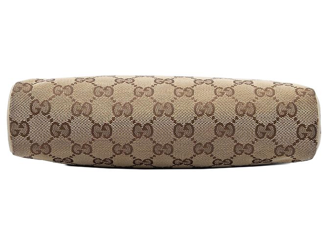 Borsa Pochette Gucci GG Canvas Abbey D Ring Beige - vista 3