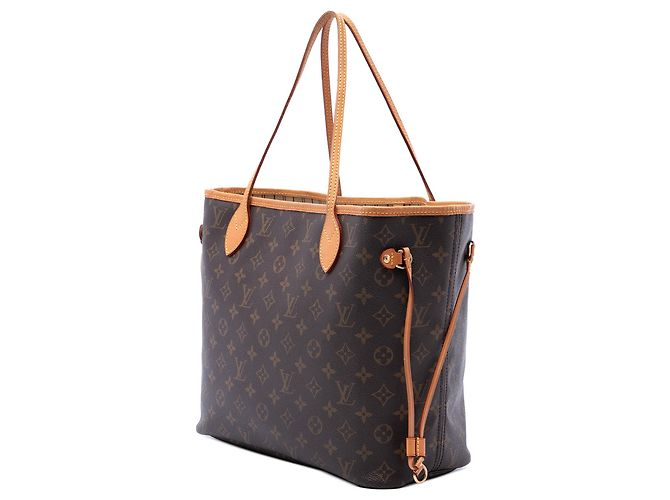 Borsa Tote Louis Vuitton Monogram Neverfull MM Marrone - vista 2