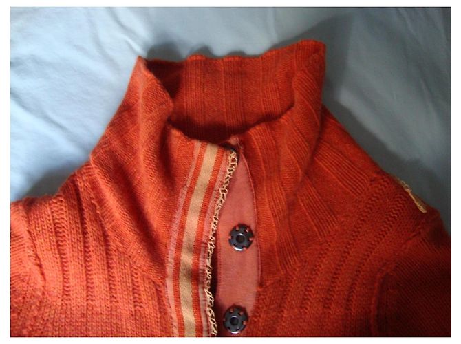 Essentiel Antwerp Strickjacke in Orange - Ansicht 5