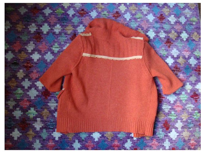 Essentiel Antwerp Strickjacke in Orange - Ansicht 7