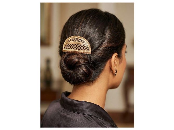 Dolce & Gabbana Pettine per Capelli in Metallo Dorato - vista 6