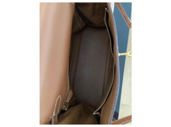 Hermès Hermes Borsa Kelly Pelle Marrone - vista 10