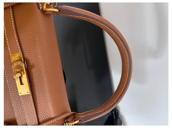 Hermès Hermes Borsa Kelly Pelle Marrone - vista 11