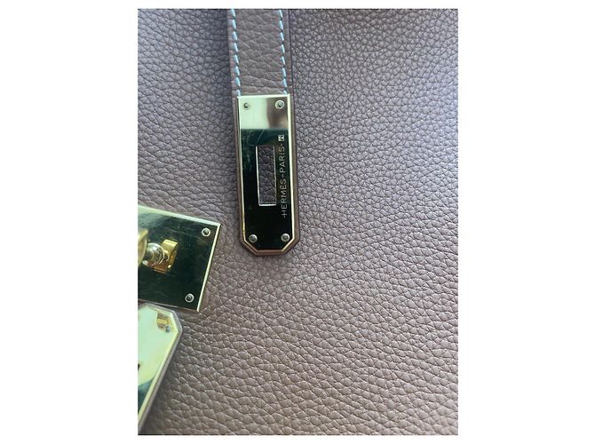 Hermès Hermes Borsa Kelly Pelle Marrone - vista 16