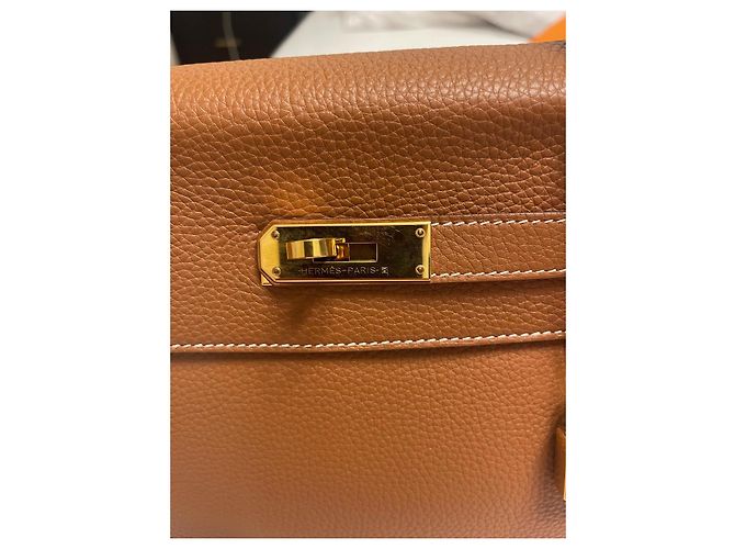 Hermès Hermes Borsa Kelly Pelle Marrone - vista 6