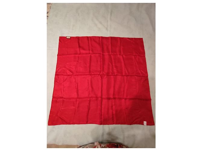 Gucci Seidenschal rot 90x90 - Ansicht 5