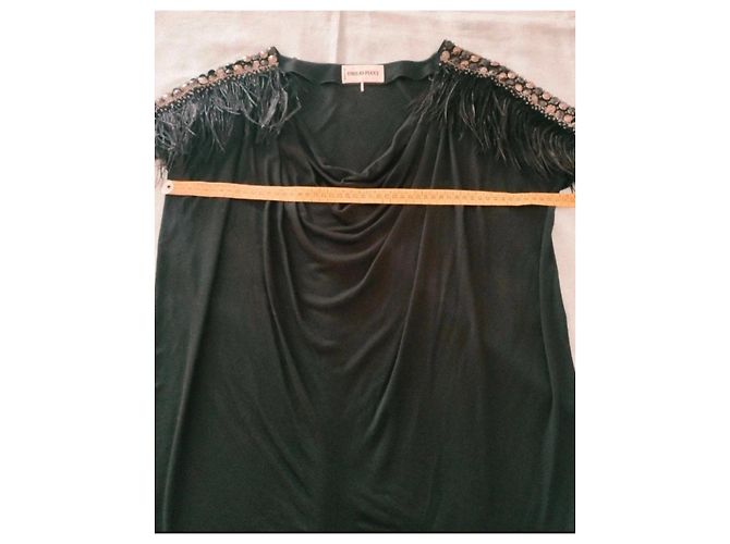 Emilio Pucci Top com Penas e Cristais - vista 17