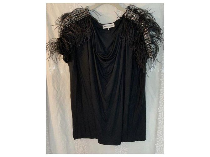Emilio Pucci Top com Penas e Cristais - vista 9