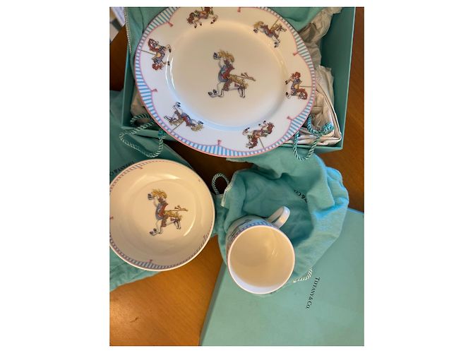 Tiffany & Co. Ensemble de vaisselle Carrousel en porcelaine - vue 2