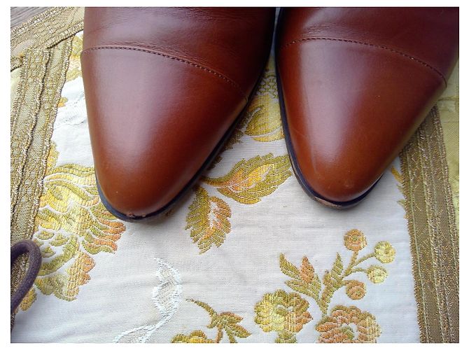 Hermès Braune Leder-Schnürstiefeletten - Ansicht 7