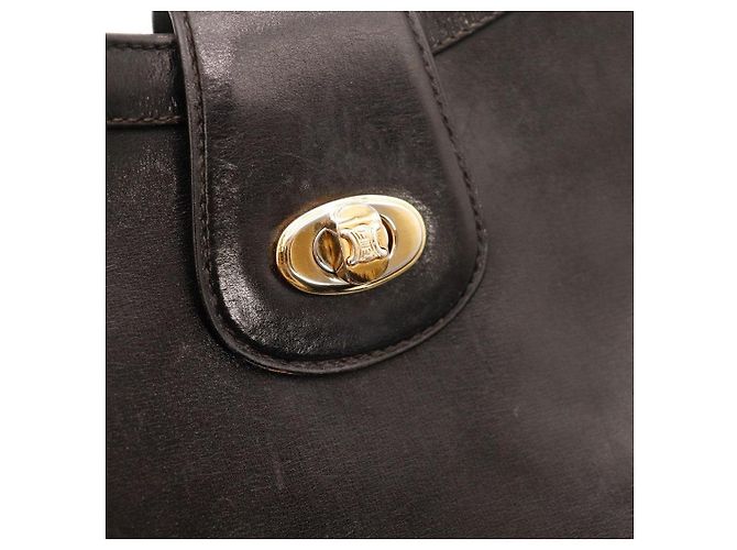 Céline Celine Borsa a tracolla in pelle nera - vista 7