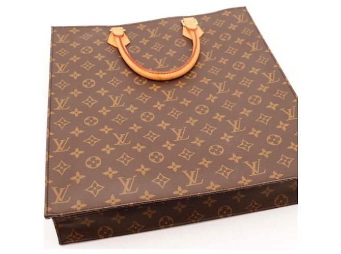 Louis Vuitton Borsa Shopping Monogram Pelle Marrone - vista 6