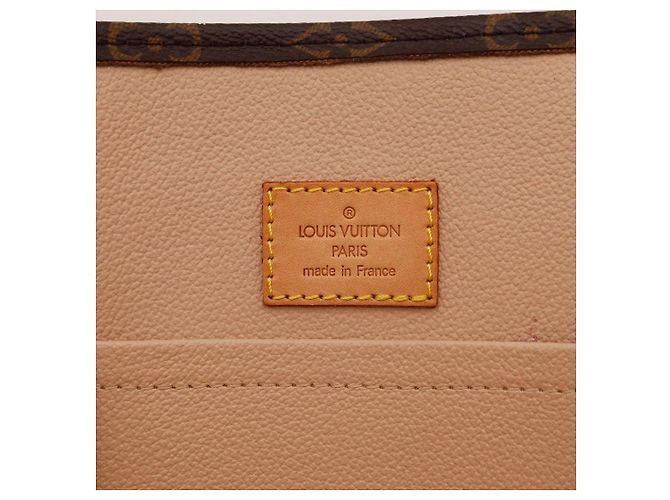 Louis Vuitton Borsa Shopping Monogram Pelle Marrone - vista 8