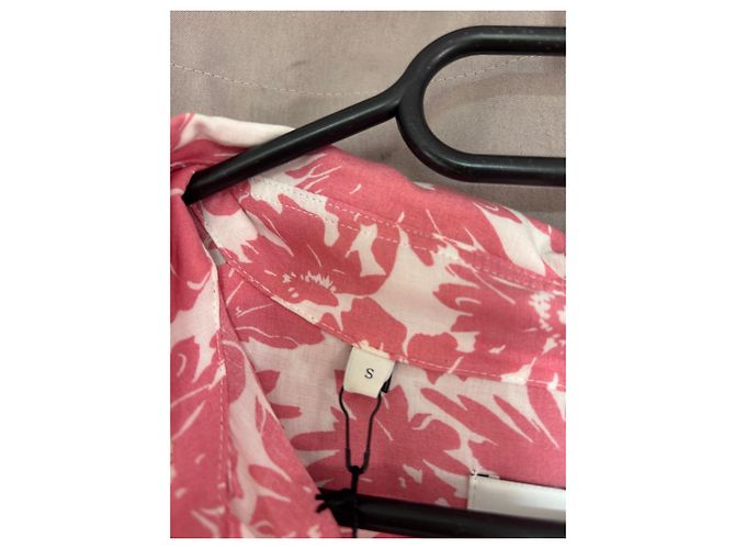 Camicia Sandro a Fiori Rosa - vista 4