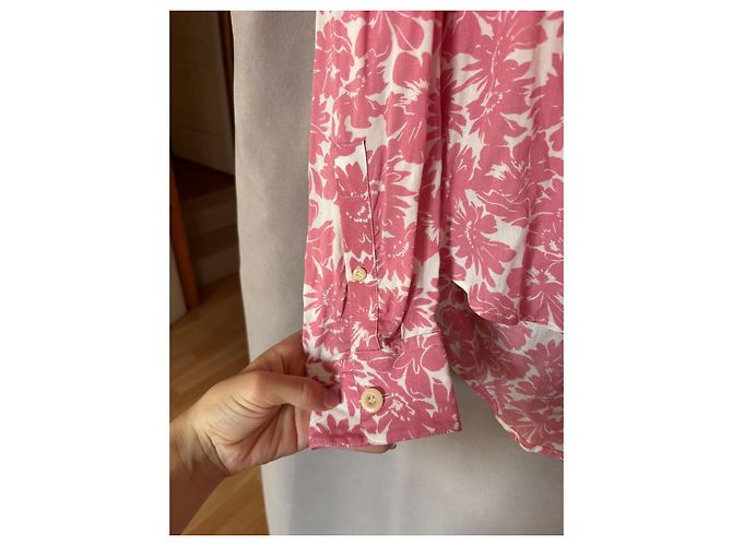 Camicia Sandro a Fiori Rosa - vista 6