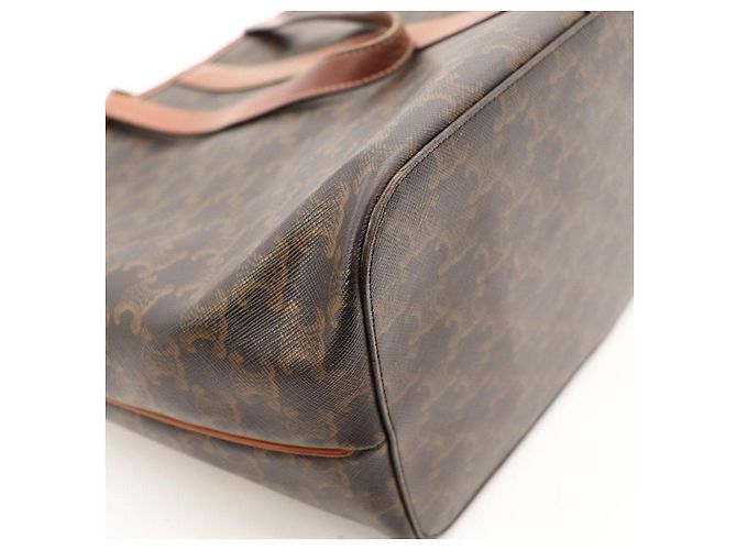 Céline Celine Monogramm Canvas Tote Bag Braun - Ansicht 11