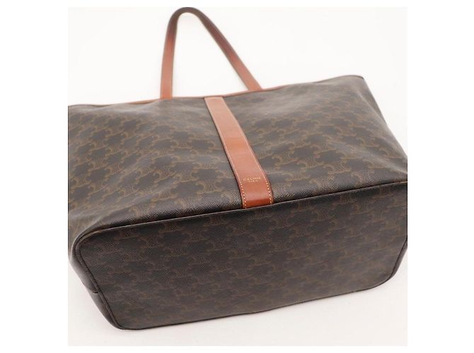Céline Celine Monogramm Canvas Tote Bag Braun - Ansicht 6