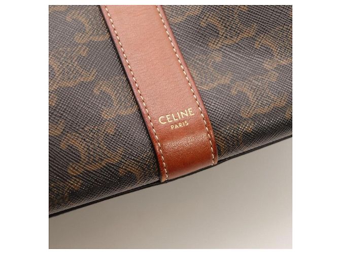 Céline Celine Monogramm Canvas Tote Bag Braun - Ansicht 7