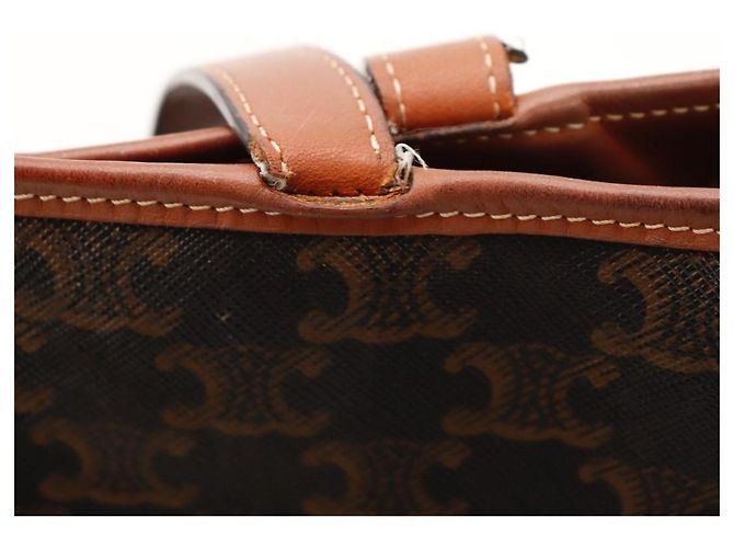 Céline Celine Monogramm Canvas Tote Bag Braun - Ansicht 8