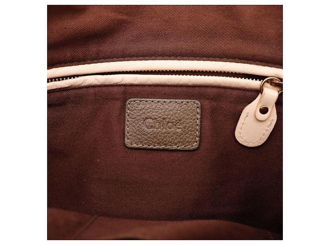 Chloé Paddington Borsa a mano in pelle marrone - vista 9