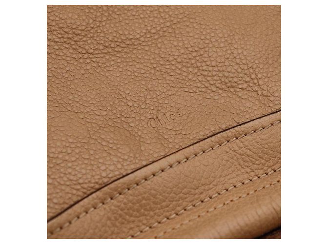 Borsa a mano Chloé Paddington Satchel in pelle marrone - vista 7