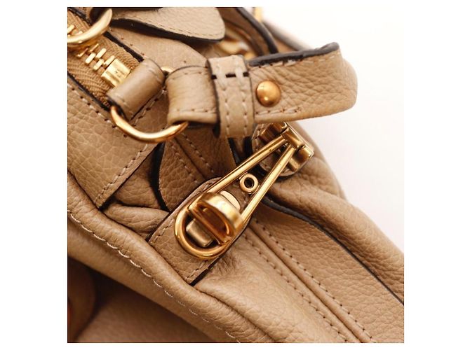 Borsa a mano Chloé Paddington Satchel in pelle marrone - vista 8
