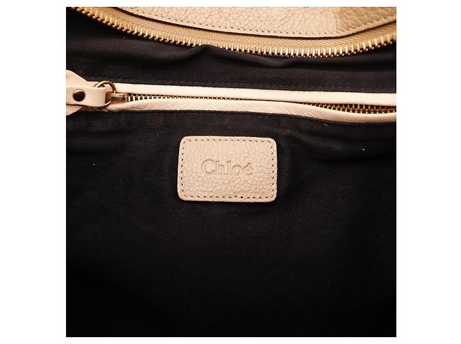 Borsa a mano Chloé Paddington Satchel in pelle marrone - vista 9
