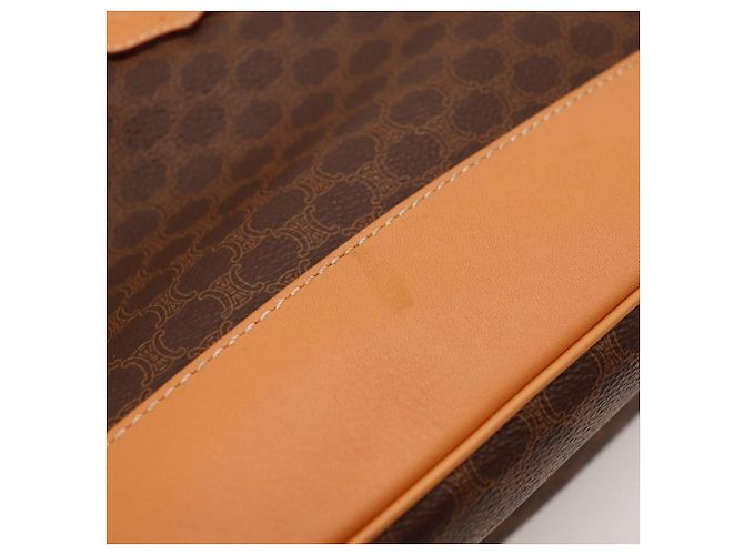 Céline Celine Borsa a Secchiello Monogram in Pelle Marrone - vista 11