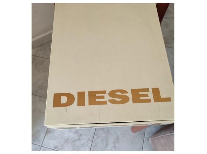 Botas Diesel de Piel Beige Altas - vista 10