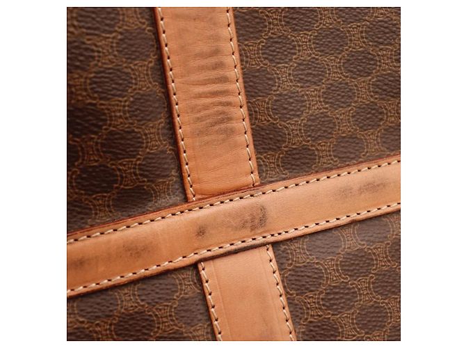 Céline Celine Macadam Reisetasche Monogramm Canvas Braun - Ansicht 12