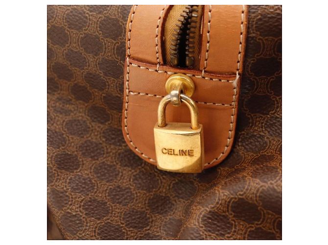 Céline Celine Macadam Reisetasche Monogramm Canvas Braun - Ansicht 13