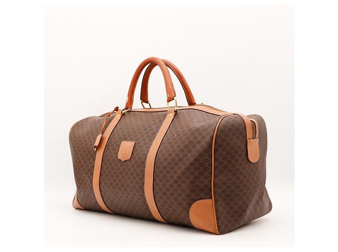 Céline Celine Macadam Reisetasche Monogramm Canvas Braun - Ansicht 2