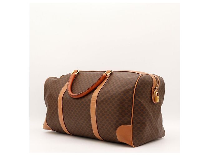 Céline Celine Macadam Reisetasche Monogramm Canvas Braun - Ansicht 4
