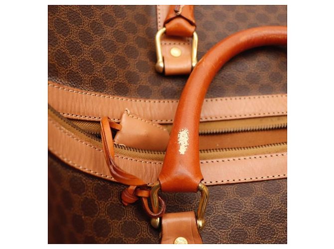 Céline Celine Macadam Reisetasche Monogramm Canvas Braun - Ansicht 7