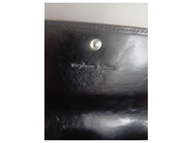 Stéphane Kelian Borsa Baguette in pelle intrecciata nera - vista 4