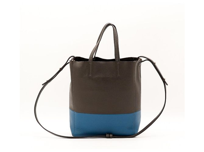 Céline Borsa Tote bicolore in pelle Celine - vista 3