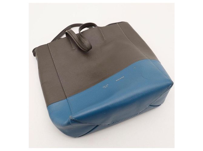 Céline Borsa Tote bicolore in pelle Celine - vista 6