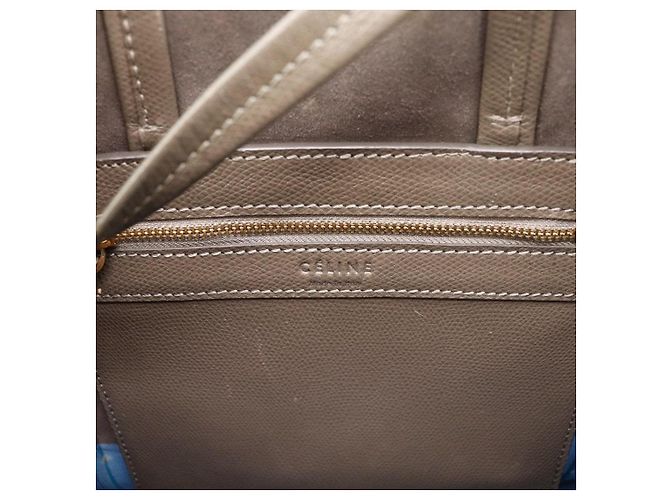 Céline Borsa Tote bicolore in pelle Celine - vista 8