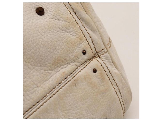 Chloé Paddington Borsa a mano in pelle bianca - vista 11