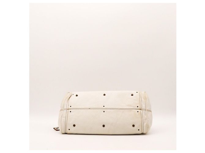 Chloé Paddington Borsa a mano in pelle bianca - vista 5