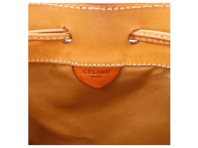 Céline Celine Bolsa Saco Monogram Canvas e Couro - vista 10