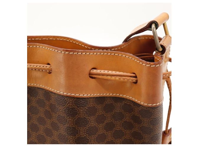 Céline Celine Bolsa Saco Monogram Canvas e Couro - vista 11