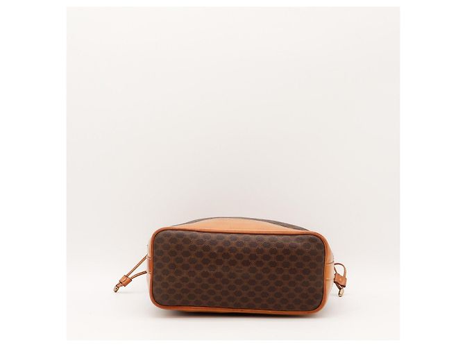Céline Celine Bolsa Saco Monogram Canvas e Couro - vista 5
