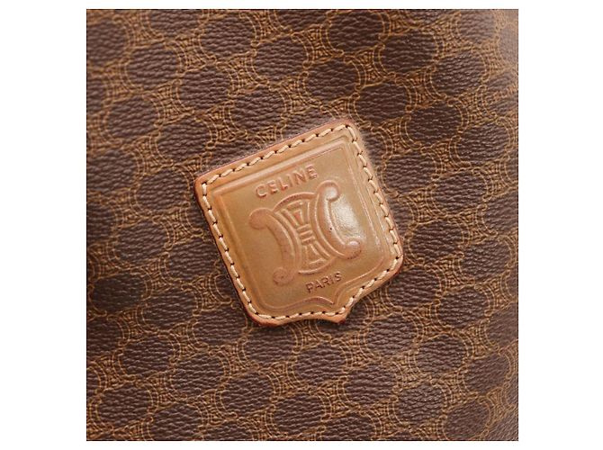 Céline Celine Bolsa Saco Monogram Canvas e Couro - vista 7