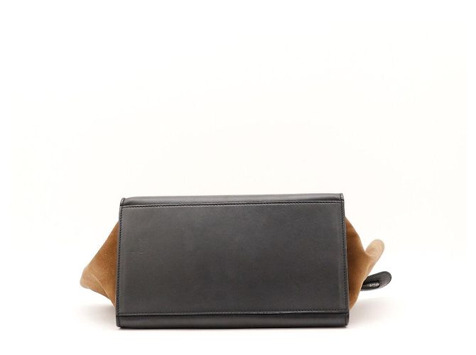 Céline Celine Handtasche aus Python und Wildleder - Schwarz/Braun - Ansicht 5